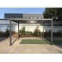 Pergola 4x3 | 100% Aluminium | Gr� pergola f�r uteplats & tr�dg�rd