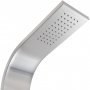 Utedusch med massage | Rostfritt stl