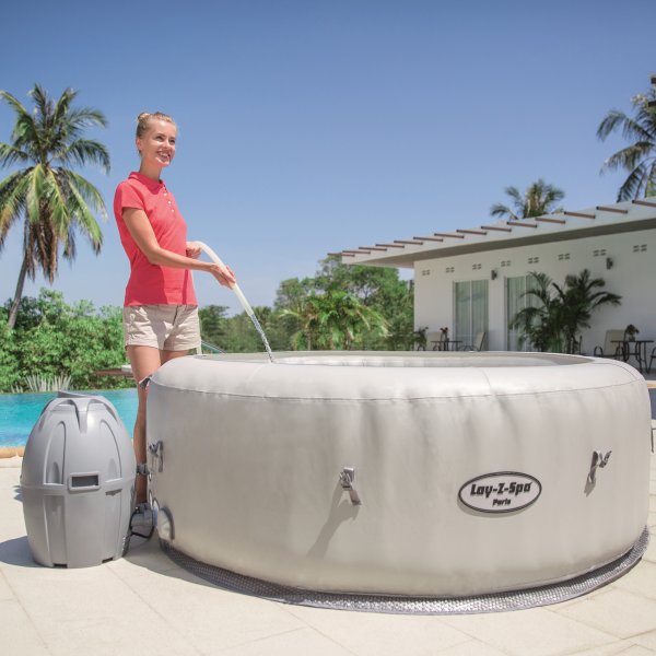 Uppblåsbart spabad med LED-belysning för 4-6 personer - Bestway Lay-Z-Spa Paris AirJet (54148) Uppblåsbart spabad med LED-belysning för 4-6 personer - Bestway Lay-Z-Spa Paris AirJet (54148)
