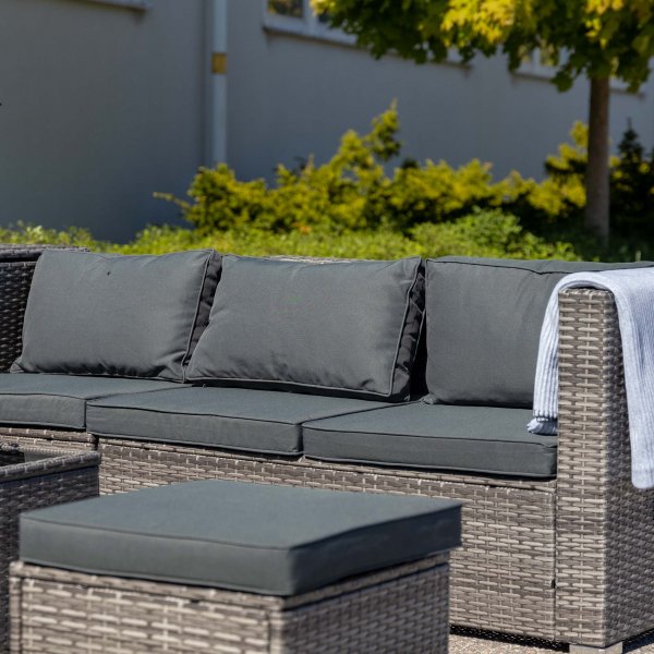 Exklusiv loungegrupp | Inbyggd förvaring | Grå konstrotting | Djursvik Exklusiv loungegrupp | Inbyggd förvaring | Grå konstrotting | Djursvik