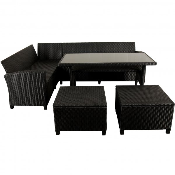 Exklusiv loungegrupp | Konstrotting | Tanumshede - Svart - FYNDVARA Exklusiv loungegrupp | Konstrotting | Tanumshede - Svart - FYNDVARA