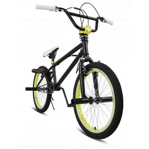 BMX Tornado - 360� gyro med pegs - Svart/neongul