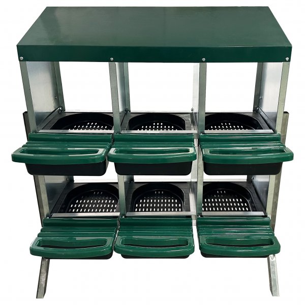 Värprede med 6 fack | Robust galvaniserat stål Värprede med 6 fack | Robust galvaniserat stål