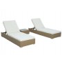 Astrid 2 st Solsngar med bord - Natur konstrotting