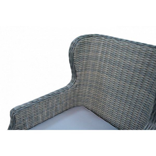 Rund matgrupp utomhus | 4 stolar | Dynor ing�r | Jacksonville gr�