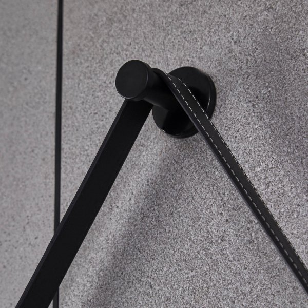 Rund spegel med hängrem | LED-belysning & anti-fog-funktion Rund spegel med hängrem | LED-belysning & anti-fog-funktion