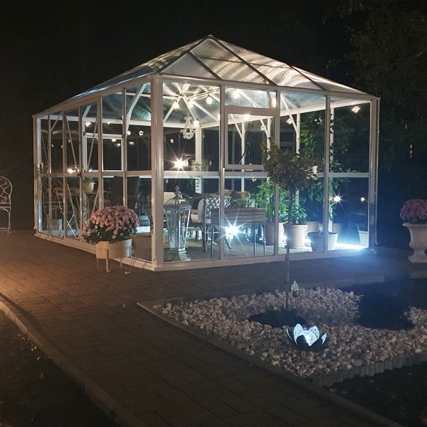 Orangeri 12,9m² | Stort premiumväxthus | 5 års stormgaranti | Gazebo Orangeri 12,9m² | Stort premiumväxthus | 5 års stormgaranti | Gazebo