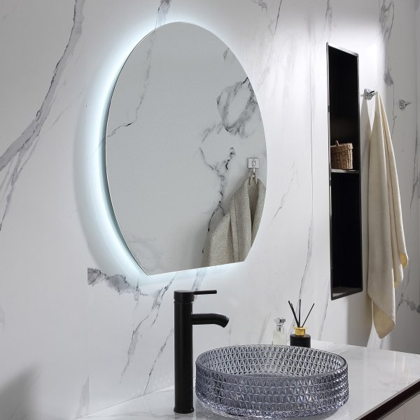 Spegel med LED-belysning | Vgghngd eller stende | FELICIA