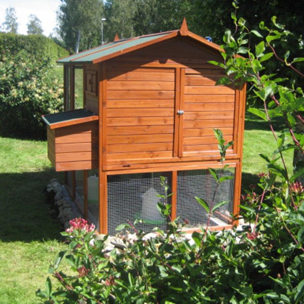 Hönshus med hönsgård | Lättstädat | Färdig byggsats | 1,9x1,7x1,6m Hönshus med hönsgård | Lättstädat | Färdig byggsats | 1,9x1,7x1,6m