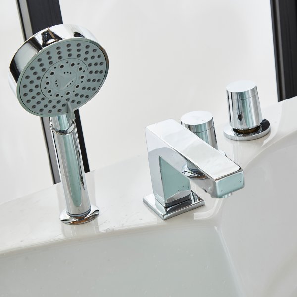 Bubbelbadkar med glasfront & värmare 140x140cm | BK-006V Bubbelbadkar med glasfront & värmare 140x140cm | BK-006V