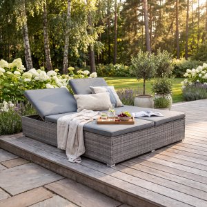 Sols�ng utomhus | Justerbar rygg | Dyna ing�r | Glyxn�s Gr�