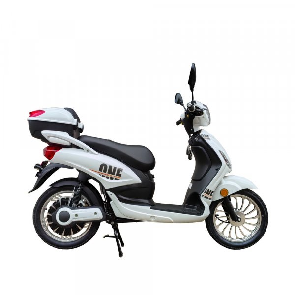 Elmoped 500W | 48V 20Ah batteri | Upp till 45 km rckvidd | Moped klass 2 | Tyst & kompakt fr stadskrning