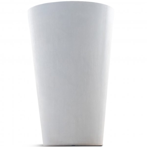 Fiberarmerad utomhuskruka - Hg rund modell - Ljusgr