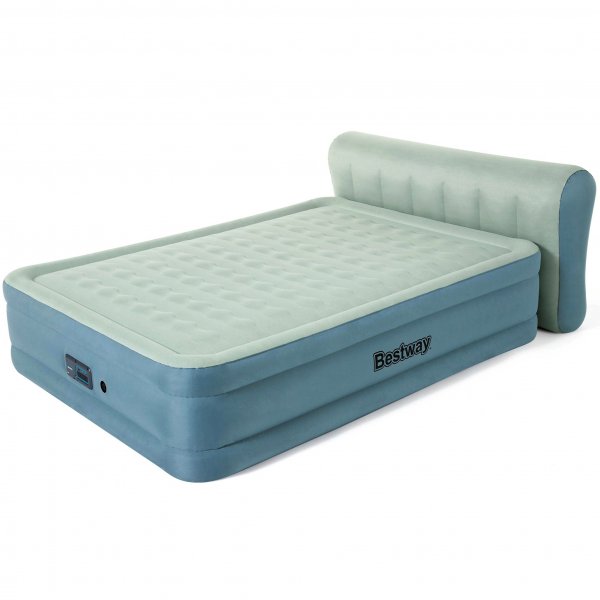 Luftmadrass fr tv med huvudgavel och app-styrd pump - Bestway 69060