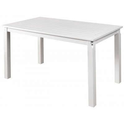 Trädgårdsbord 135 cm | Vitmålad furu, klassisk design & robust konstruktion | Bohus