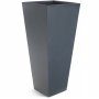 H�g fiberarmerade utekruka | 40x40x93cm | Granit/svart