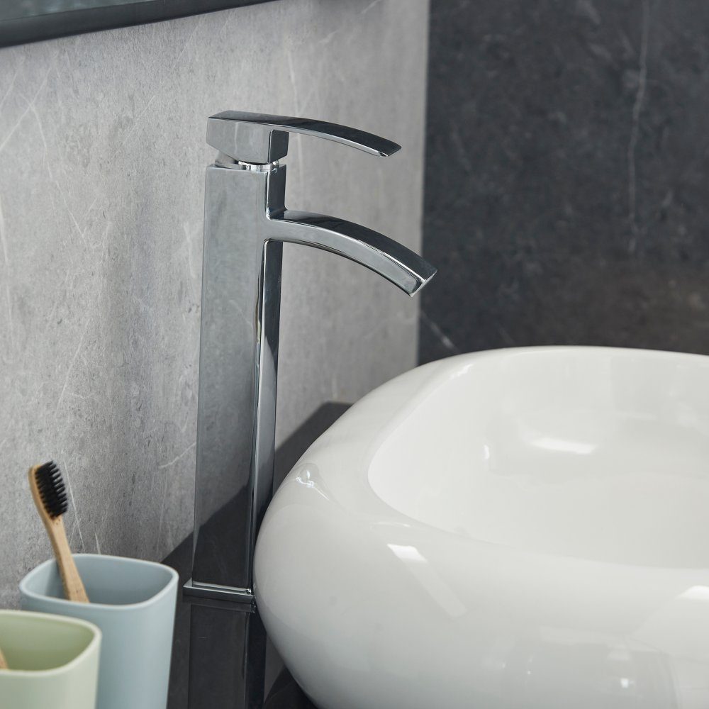 Tv&auml;ttst&auml;llsblandare badrum  Rostfritt st&aring;l  Modern design  Tv&auml;ttst&auml;llsblandare i elegant, stilren design