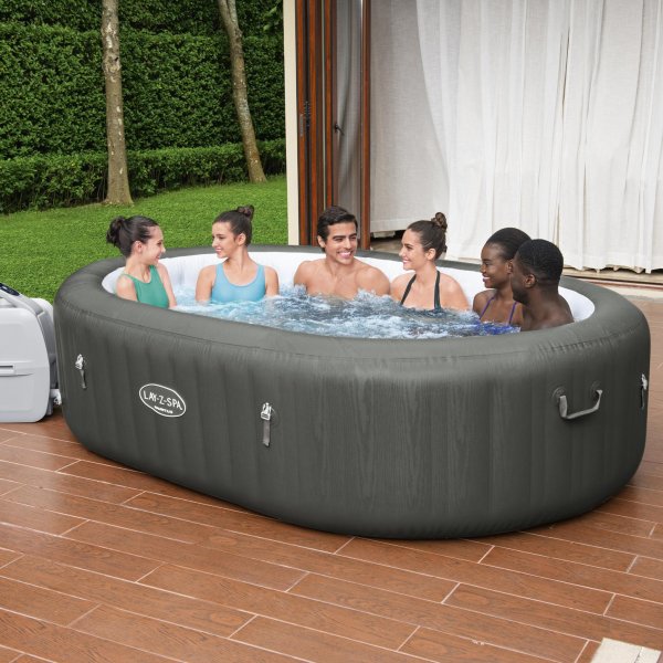 Lay-Z-Spa Mauritius AirJet | Bestway uppbl�sbart spabad 5-7 personer