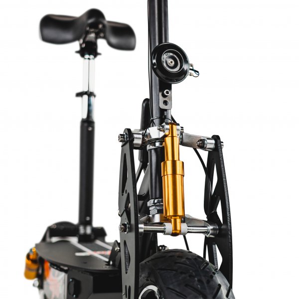 Elscooter 1600W Premium med sadel | Navmotor | 40 km/tim | Lyfco