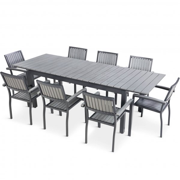 Underhllsfria utembler 180-240 cm | 8 stolar | Lyfco Waxholm