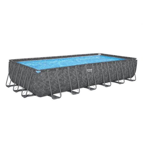 Bestway pool ovan mark 7,32 x 3,66 m – 132 cm djup | APX 365™ Rektangulär Stålpool Set (561KG) Bestway pool ovan mark 7,32 x 3,66 m – 132 cm djup | APX 365™ Rektangulär Stålpool Set (561KG)