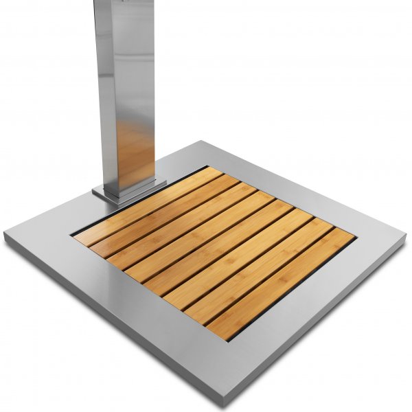 Utedusch med massage | Rostfritt st�l