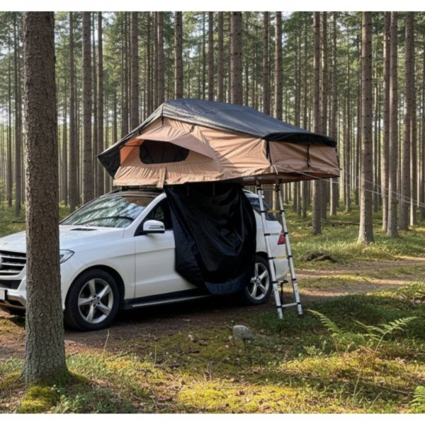 Takt�lt Softshell 240x140 cm | Vattent�tt 10 000 mm | Madrass & stege ing�r | Tundra