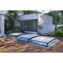 Pooltak 3x6m | Utan skenor | UV-skydd | Justerbar drr