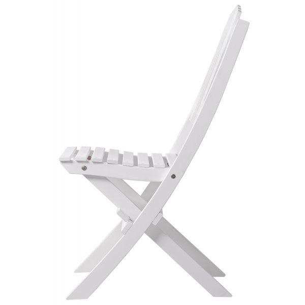 Vikbar trädgårdsstol i klassisk vit design | Brännö Vikbar trädgårdsstol i klassisk vit design | Brännö