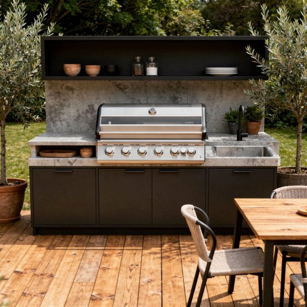 Rostfri gasolgrill 6 Brännare | 5 Brännare & Infraröd Bakbrännare | Ohio Rostfri gasolgrill 6 Brännare | 5 Brännare & Infraröd Bakbrännare | Ohio