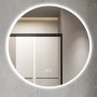 Rund badrumsspegel 120cm med LED-lyse | Anti-fog & touch-styrning