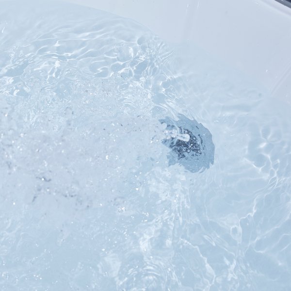 Rektangul�r duschkabin med jacuzzi-badkar