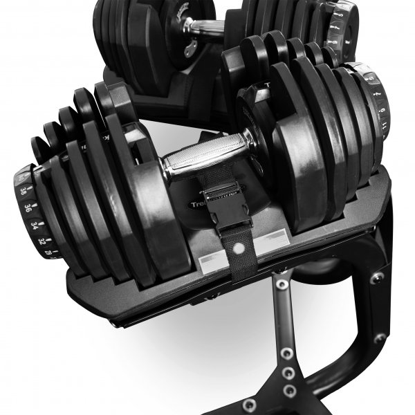 Justerbara hantlar 2x40kg med ställ | Ställbar vikt 5-40kg | Trekkrunner Justerbara hantlar 2x40kg med ställ | Ställbar vikt 5-40kg | Trekkrunner