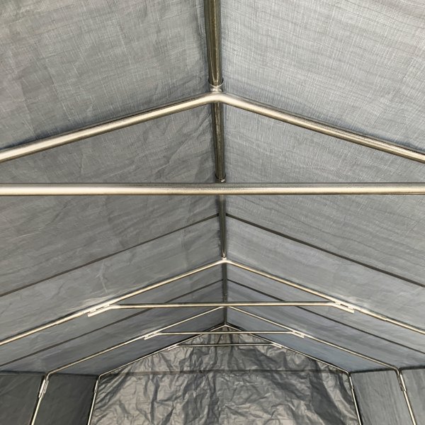 Garagetält 2,7x5,1m | 13,7m² - 200g/m² | PE - Grå Garagetält 2,7x5,1m | 13,7m² - 200g/m² | PE - Grå