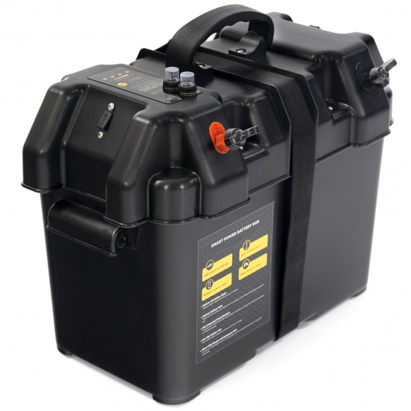 Brbar batterilda | 12V uttag | USB-port