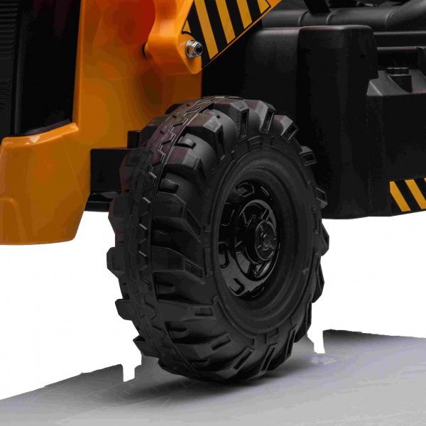 Traktor f�r barn med 2 gr�vskopor | JCB