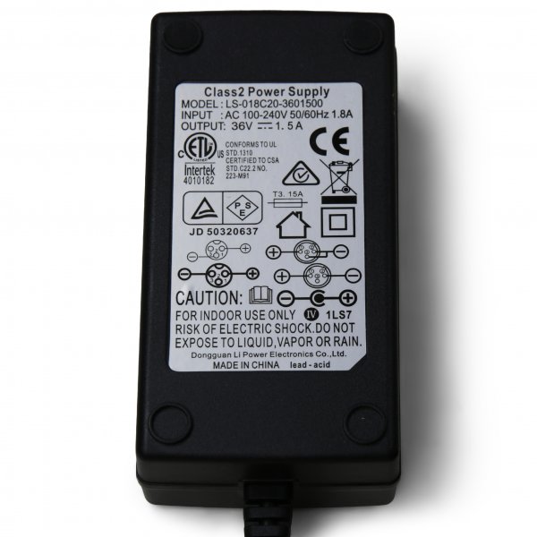 Laddare (36V-1,5A/1,8A)