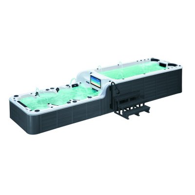 Swimspa Infinity | Simspa med massage & simjets | Balboa® styrsystem & Aristech® akryl | Kombinerar simträning och avkopplande massage i samma bad