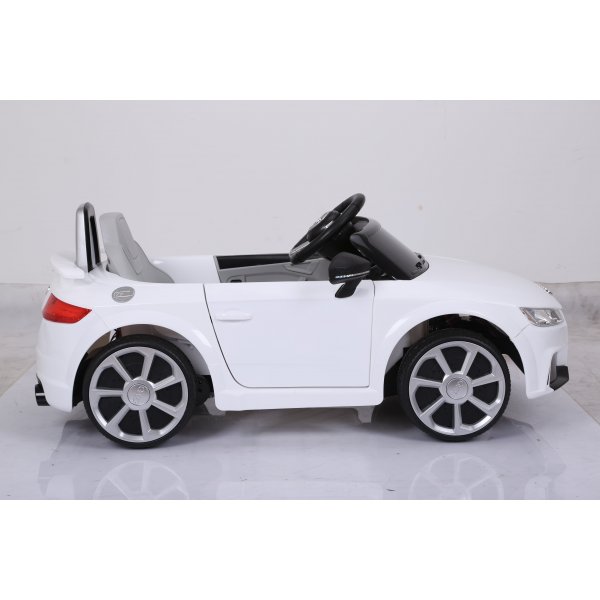 Elbil f�r Barn | Audi TT RS Roadster | 2.4G Fj�rrkontroll | Vit