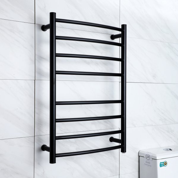 Elektrisk handdukstork 52x78x12,5cm | Svart Elektrisk handdukstork 52x78x12,5cm | Svart