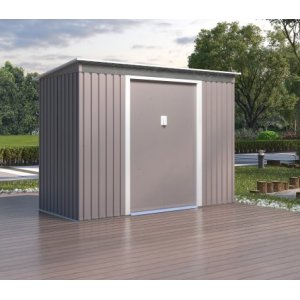 Plåtförråd 3,16 m² – Galvaniserat Stål | Polykarbonat-Taklucka | Skjutdörrar Plåtförråd 3,16 m² – Galvaniserat Stål | Polykarbonat-Taklucka | Skjutdörrar