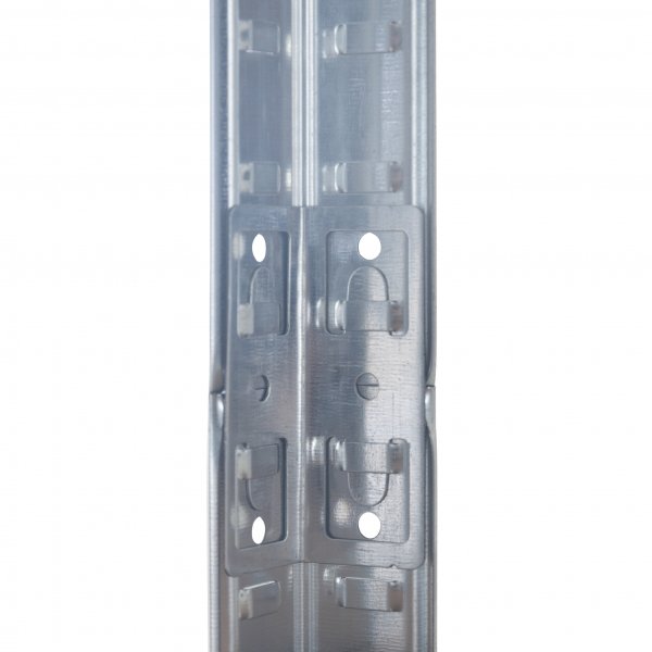 Tre frvaringshyllor 40x40x180cm | Galvaniserat stl