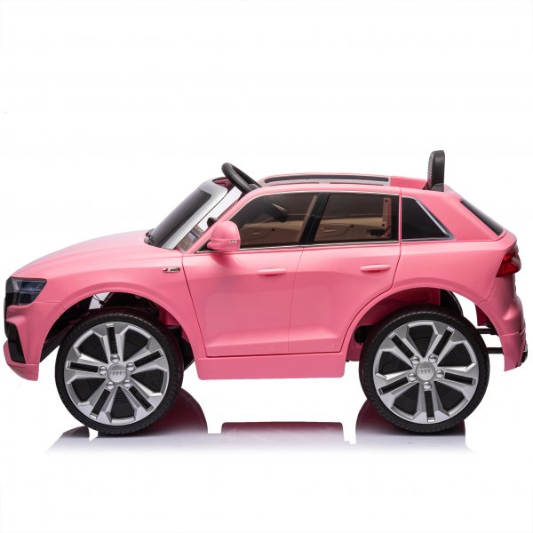 Elbil för barn Audi Q8 2x35W 12V7Ah| Rosa Elbil för barn Audi Q8 2x35W 12V7Ah| Rosa