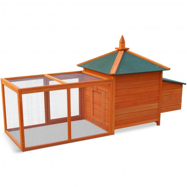 Hnshus med grd & vrprede | Lttstdat | Frdig byggsats | 2x0,73x1m