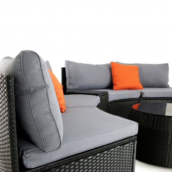 Rund loungegrupp | Smart inbyggd dynförvaring | Lyfco Färingsö Rund loungegrupp | Smart inbyggd dynförvaring | Lyfco Färingsö