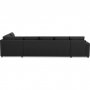 U-soffa med divan vnster |Crazy XL | Antracit
