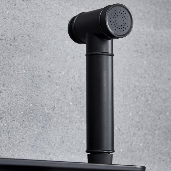 Takduschset med LED-display | Svart Takduschset med LED-display | Svart