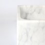 Marmorhandfat 45x35cm | 100% natursten | Unika skiftningar