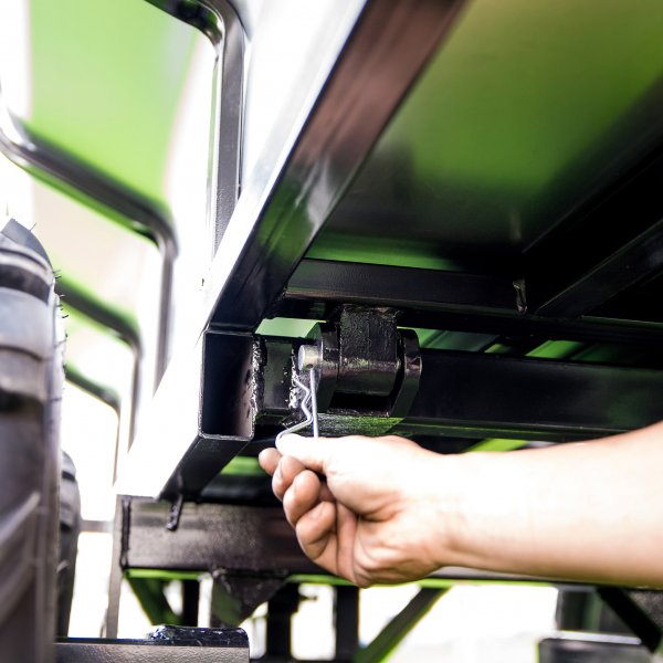 Elektroniskt tippbart ATV-släp | Linjärt ställdon Elektroniskt tippbart ATV-släp | Linjärt ställdon