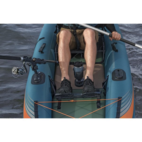 HydroForce Angler Elite Fiskekajak 380×99 cm | Fish ruler, ripstop & komplett set | Bestway (65197) HydroForce Angler Elite Fiskekajak 380×99 cm | Fish ruler, ripstop & komplett set | Bestway (65197)